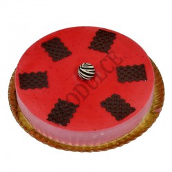 Tarta mousse fresa 10 rac.